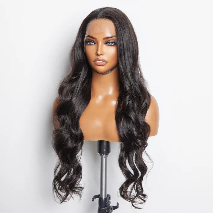 28 Inch Body wave - 13x6 Glueless Transparent Lace Front Wig