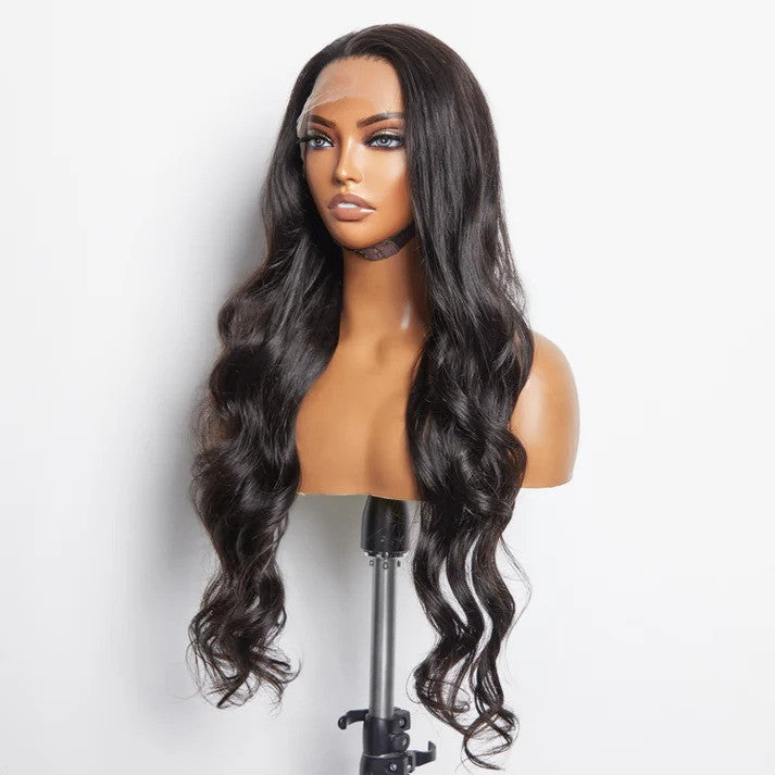 28 Inch Body wave - 13x6 Glueless Transparent Lace Front Wig