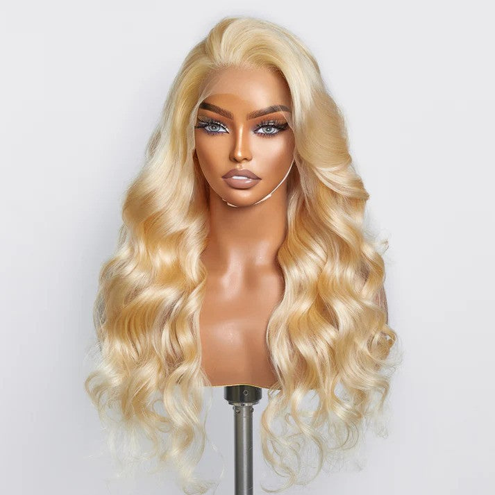 28 Inch Pre-Plucked 13"x4" #613 Body Wavy Lace Frontal -100% Human Hair