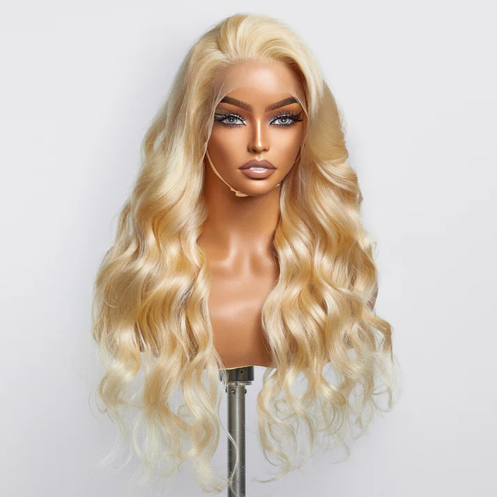 28 Inch Pre-Plucked 13"x4" #613 Body Wavy Lace Frontal -100% Human Hair