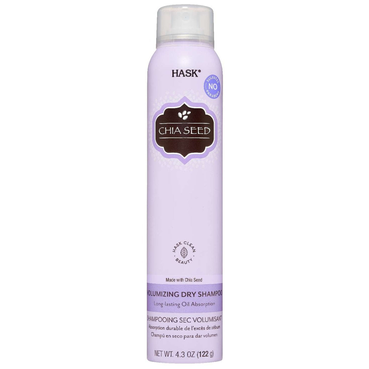 Hask Chia Seed Oil Dry Shampoo 4.3 Oz