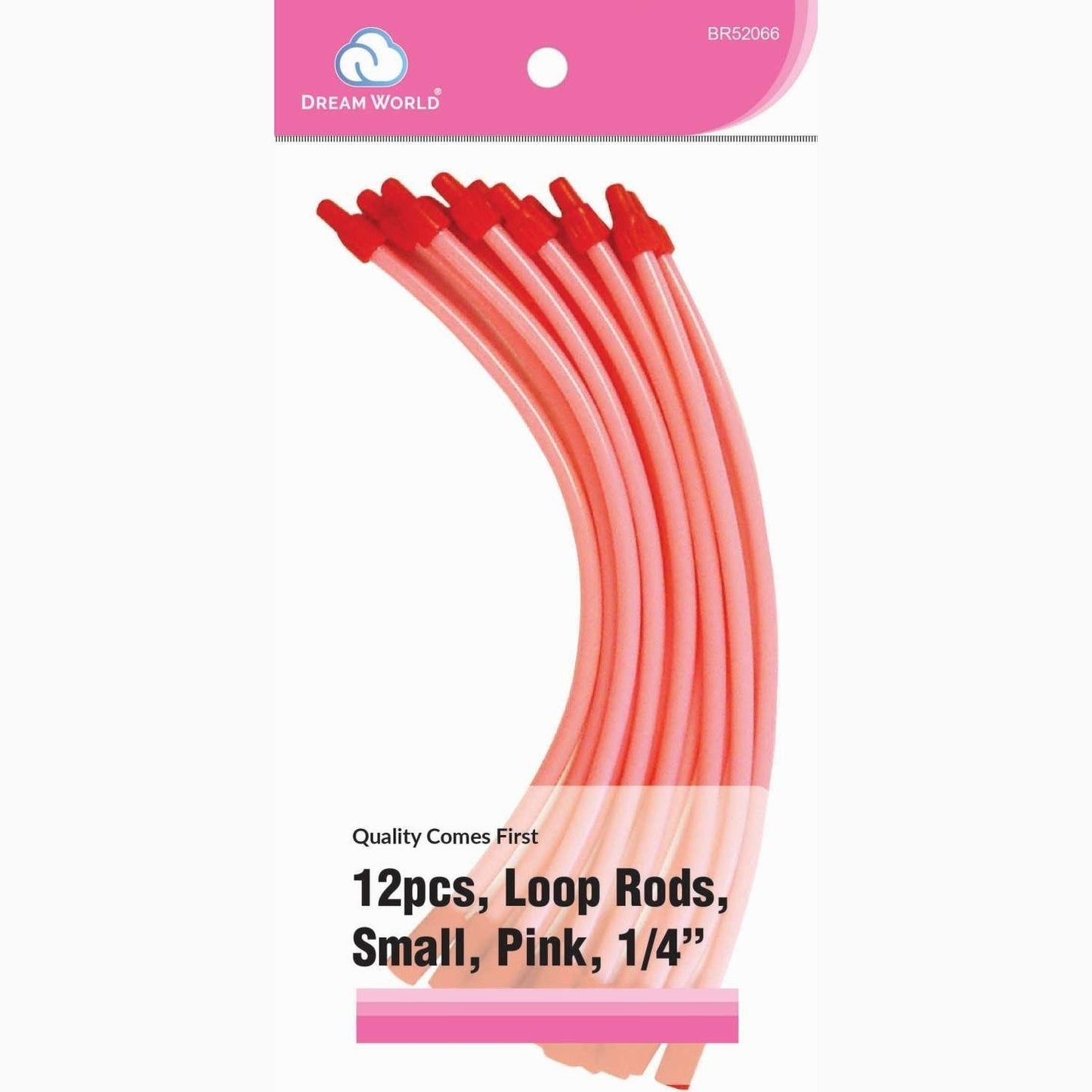 Brittny Loop Rods-Pink 12 Count Small