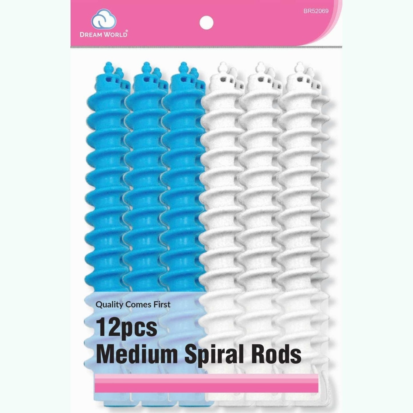 Brittny Spiral Rods-12 Count Medium