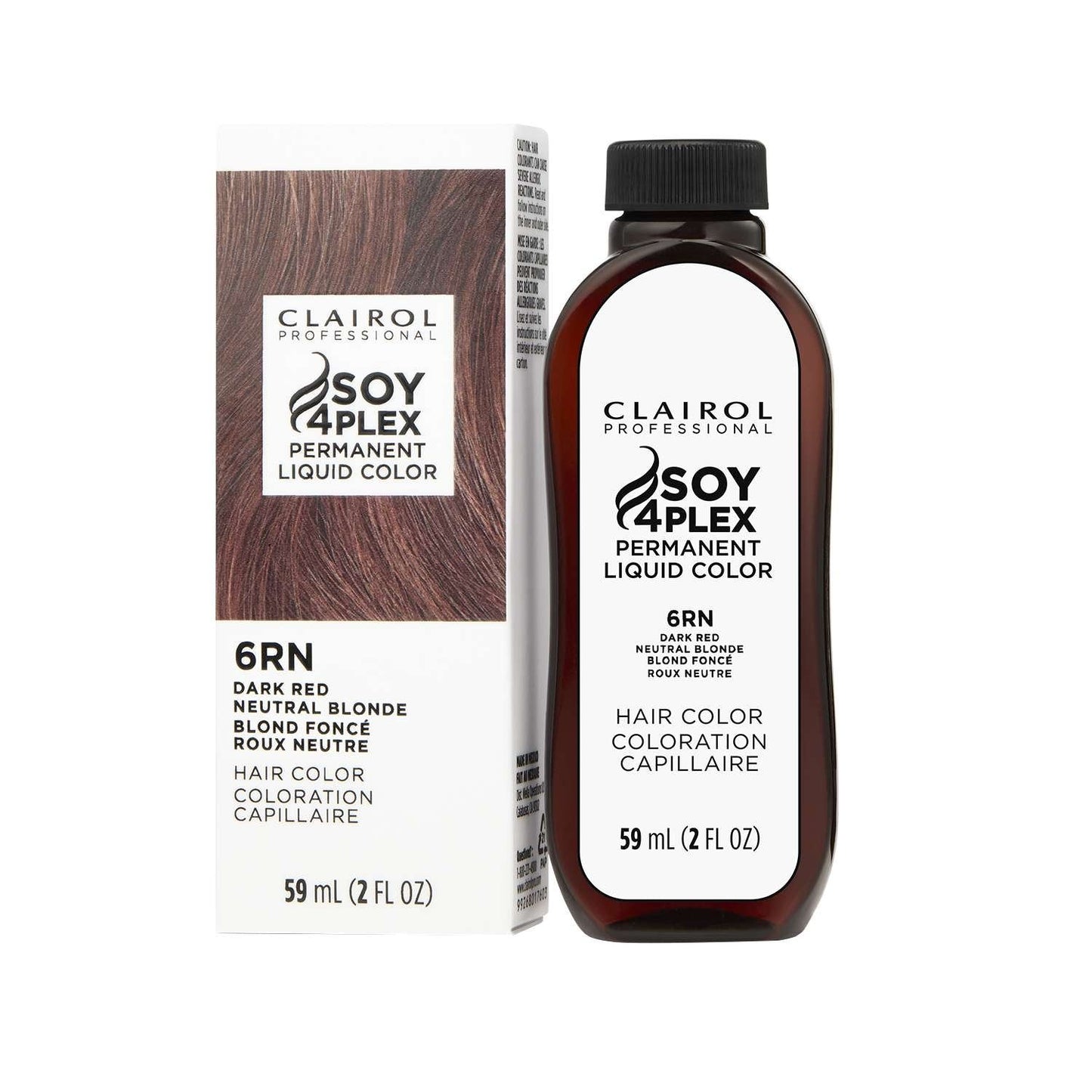 CLAIROL PERMANENT LIQUID 6RN DARK RED NEUTRAL BLONDE