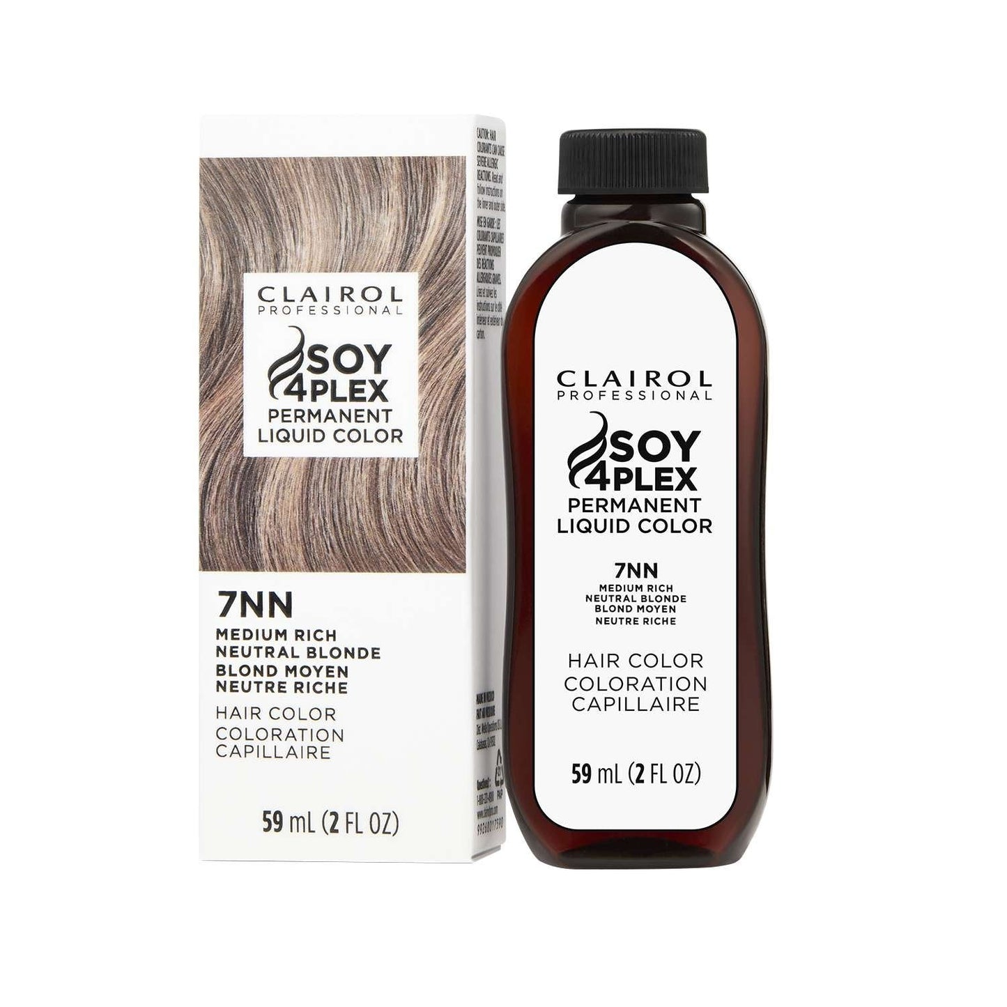 CLAIROL PERMANENT LIQUID 7NN MEDIUM RICH NEUTRAL BLONDE