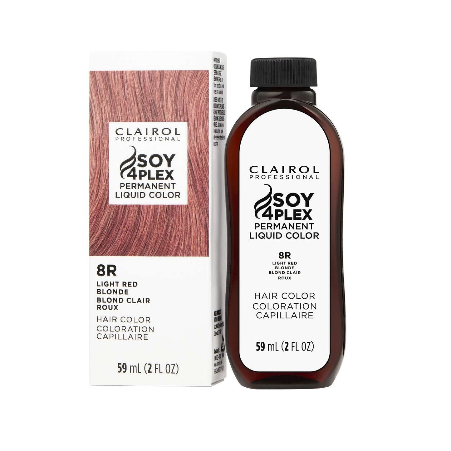 CLAIROL PERMANENT LIQUID 8R LIGHT RED BLONDE