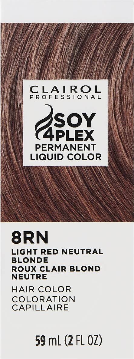 CLAIROL PERMANENT LIQUID 8RN LIGHT RED NEUTRAL BLONDE