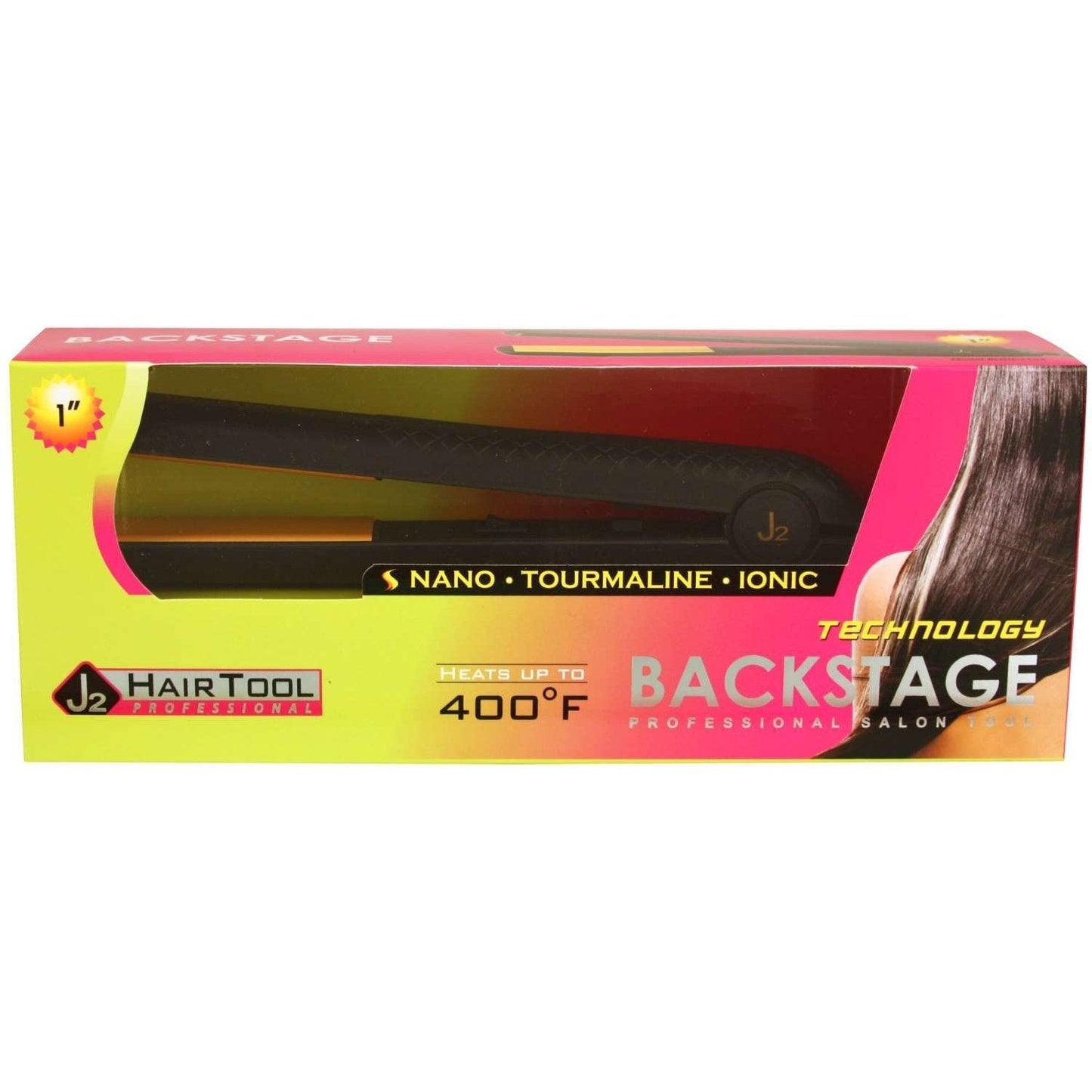 J2 Hair Tools Backstage Flat Iron Onoff