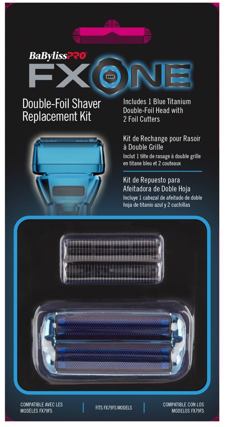 BABYLISSPRO BLUEFX DOUBLE FOIL SHAVER REPLACEMENT FOIL AND CUTTER