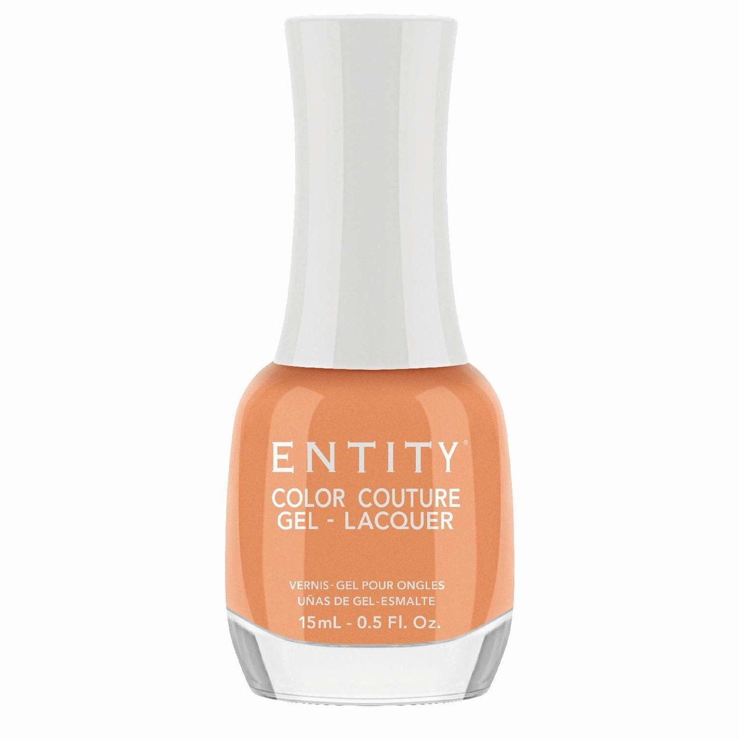 Entity Color Couture Gel Lacquer Beauty Icon 619 Apricot Beach Bag 0.5 Fl Oz