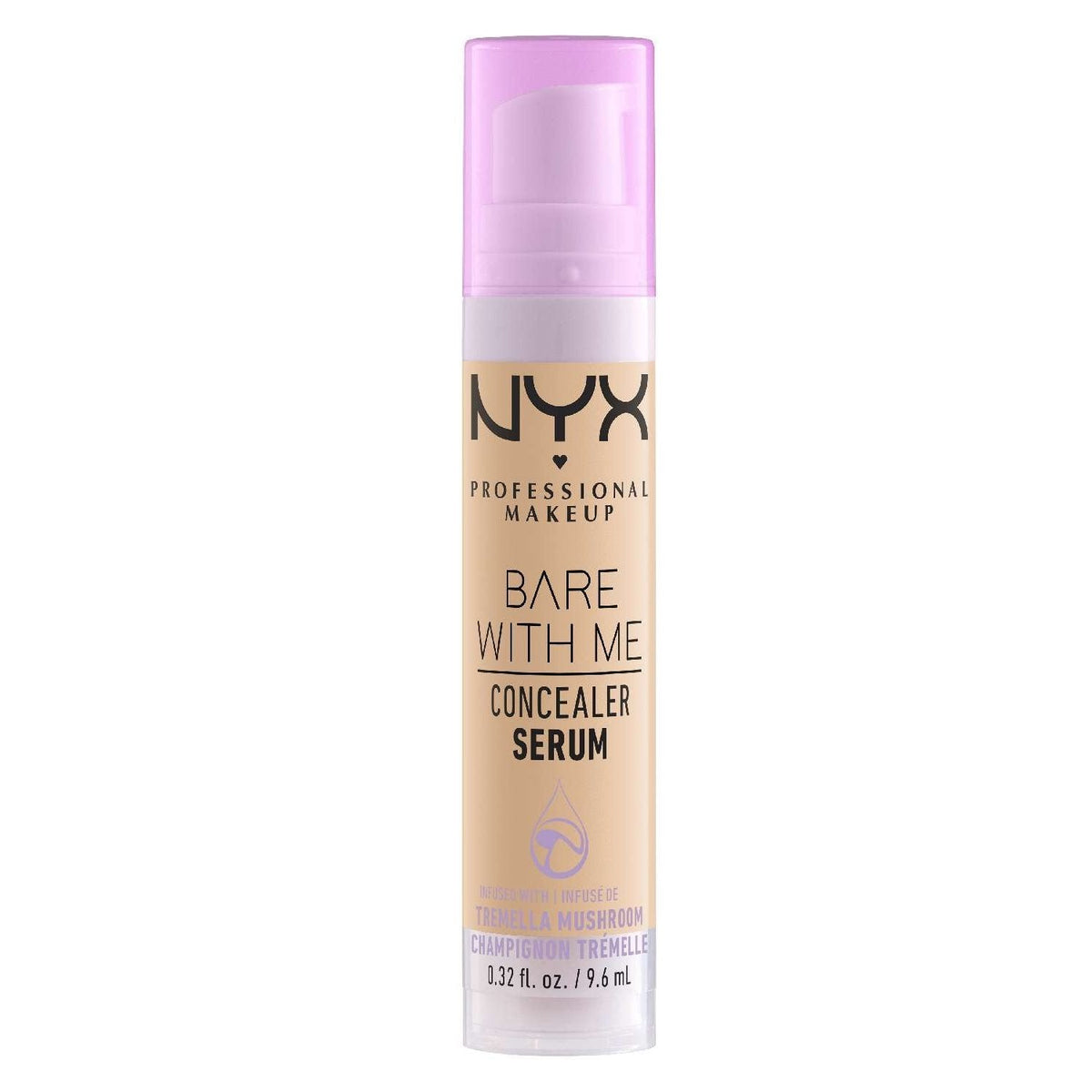 NYX Bare With Me Concealer Serum 4 - Beige 0.32 Fl Oz