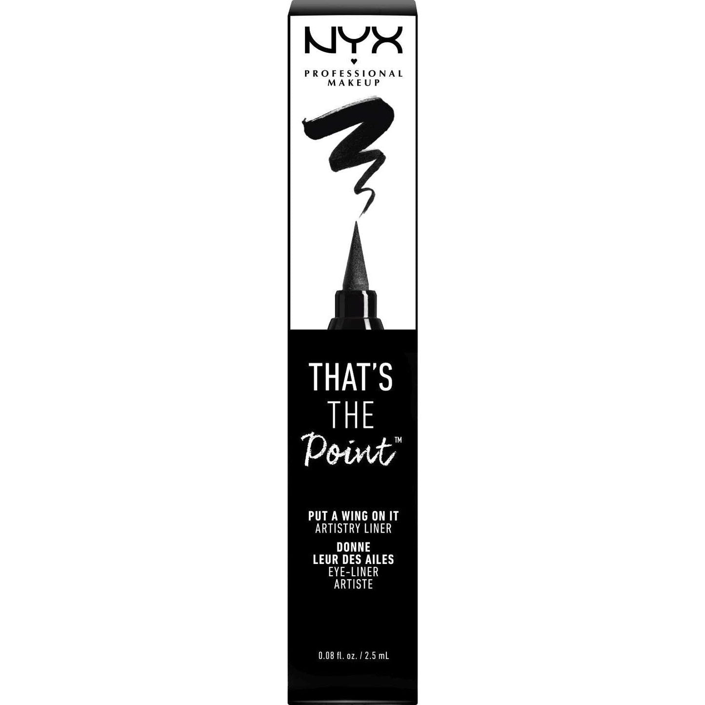 NYX Thats The Point Eyeliner Put A Wing On It 0.08 Fl Oz