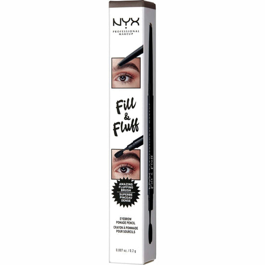 NYX Fill Fluff Eyebrow Pomade Pencil 04 - Chocolate 0.007 Oz
