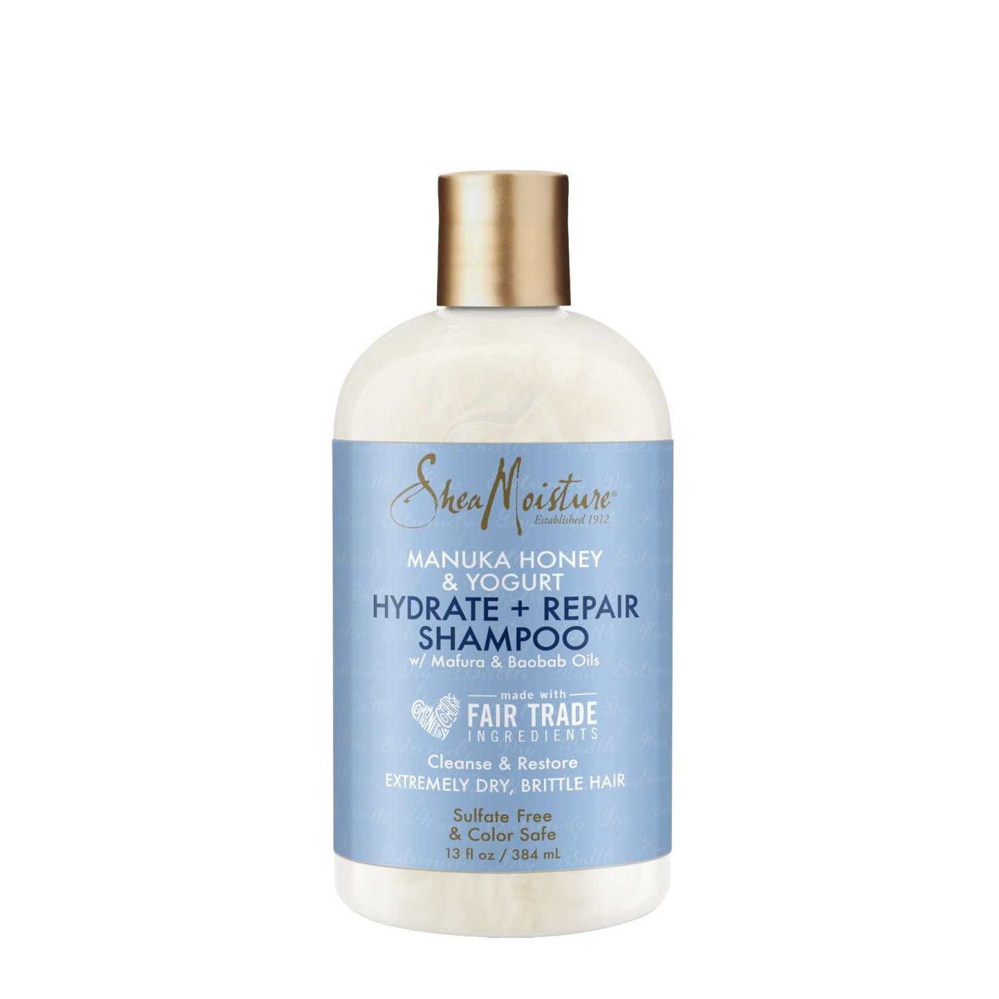 Shea Moisture Manuka Honey Yogurt Hydrate Repair Shampoo 13.0 Fl Oz