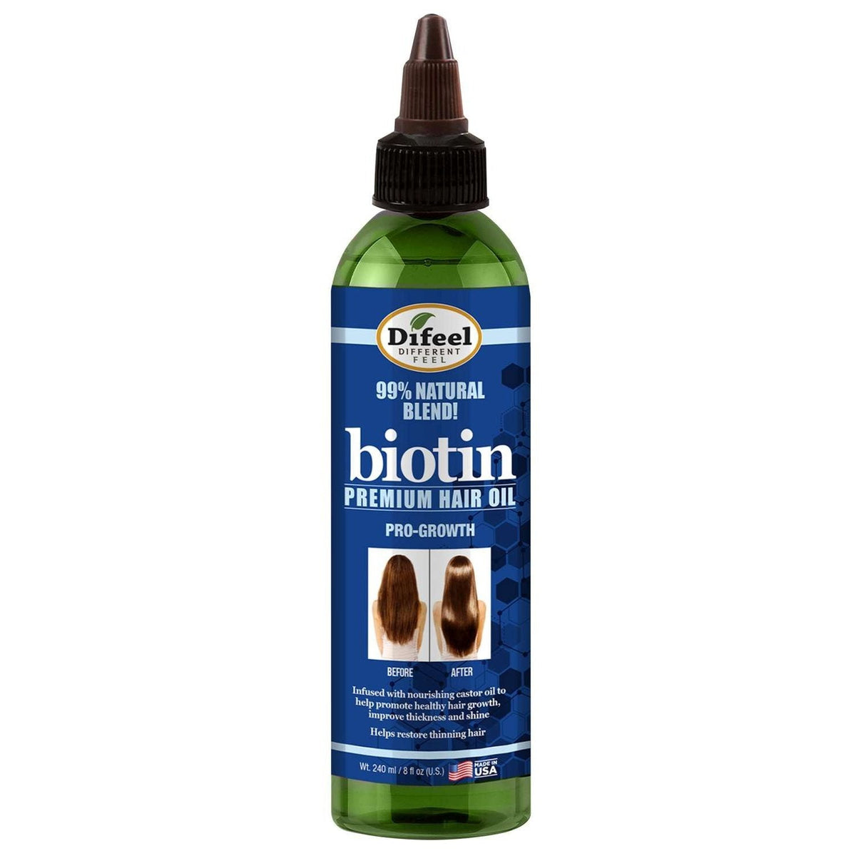Difeel Sunflower Difeel Premium Hair Oil Biotin Pro-Growth 8 Oz