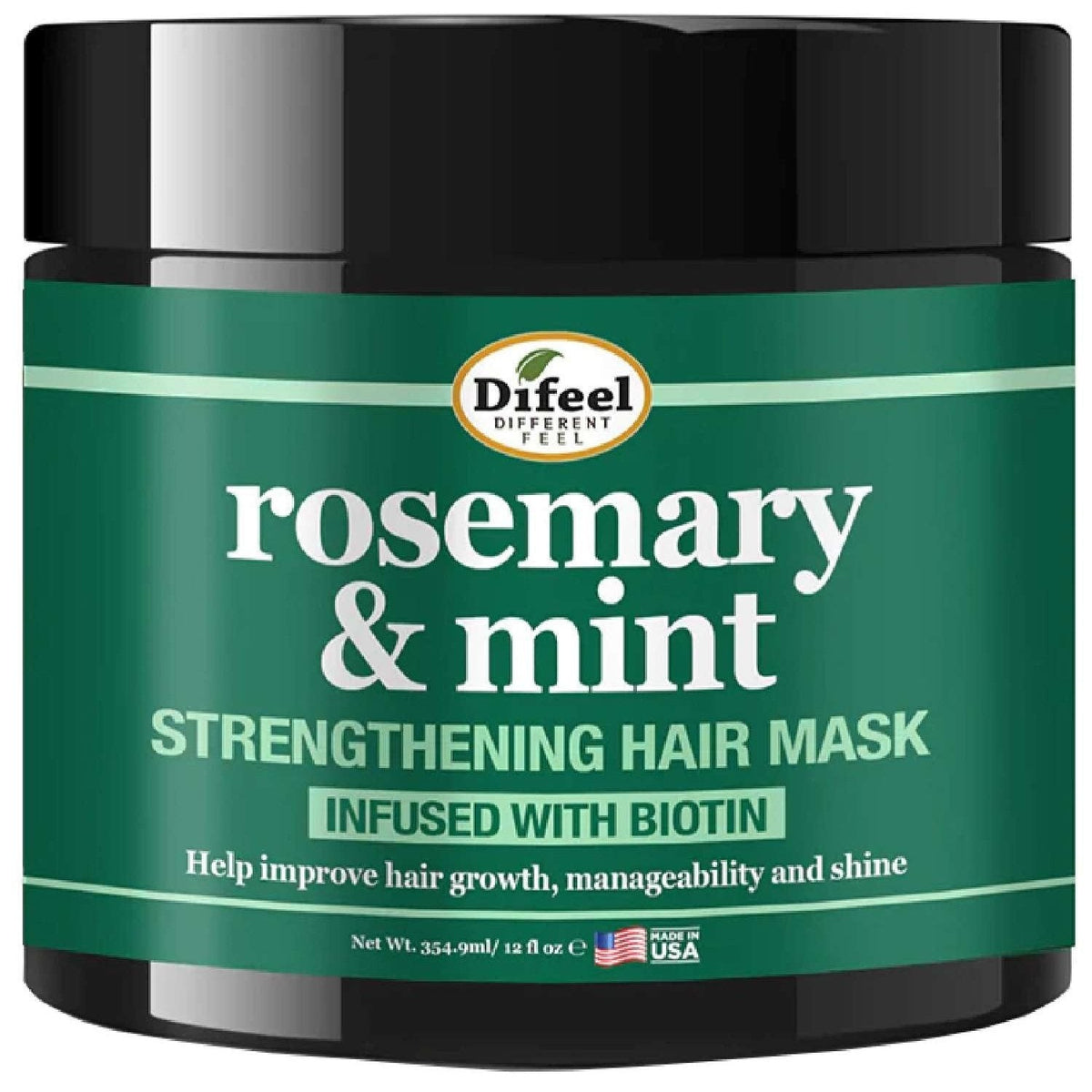 Difeel Sunflower Difeel Rosemary Mint Strengthening Hair Mask 12 Oz
