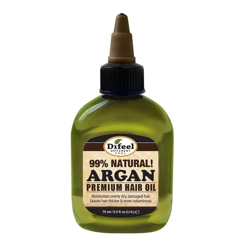Difeel Premium Natural Hair Oil Argan 2.5 Oz