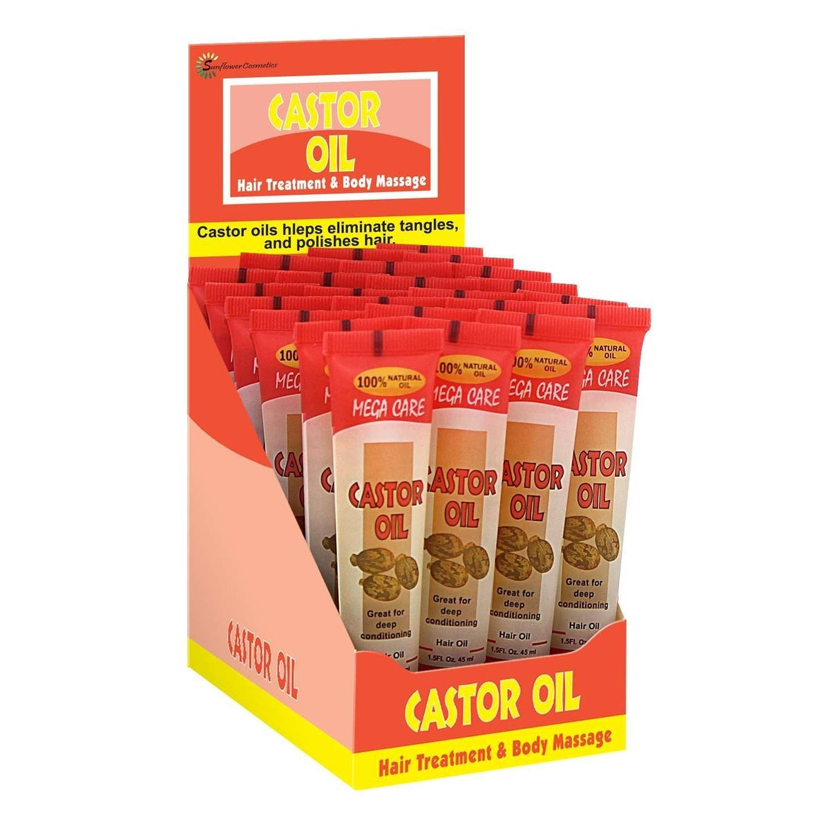 Difeel Mega Care Hair Oil Castor 1.5 Oz