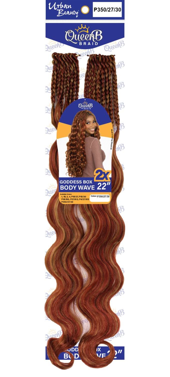 SYNTHETIC GODDESS BOX BRAID BODY WAVE 22-P350/27/30