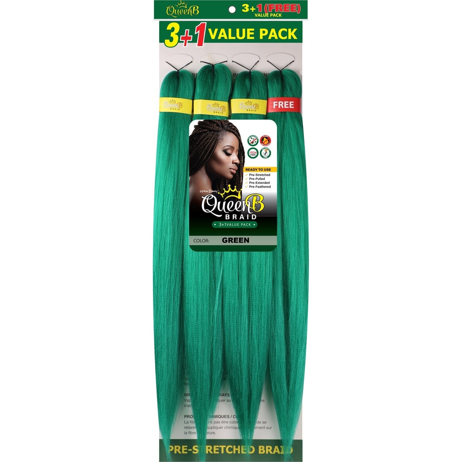 Queen B Pre-Stretched Value Pack Queen B Pre-Stretched Value Pack
