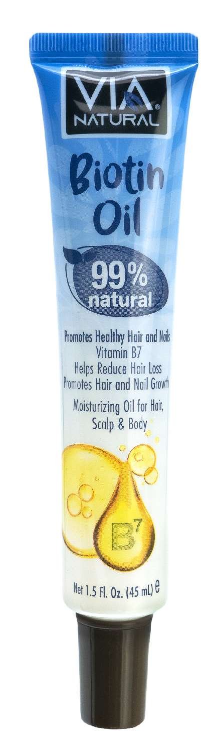 VIA Natural 100 % Natural Oils- Biotin Oil 1.5 Oz (24)