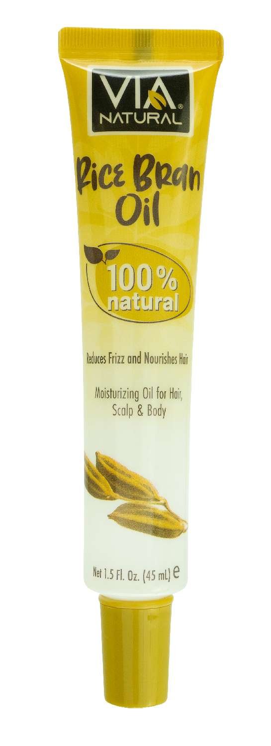 VIA Natural 100 % Natural Oils- Rice Bran Oil 1.5 Oz (24)