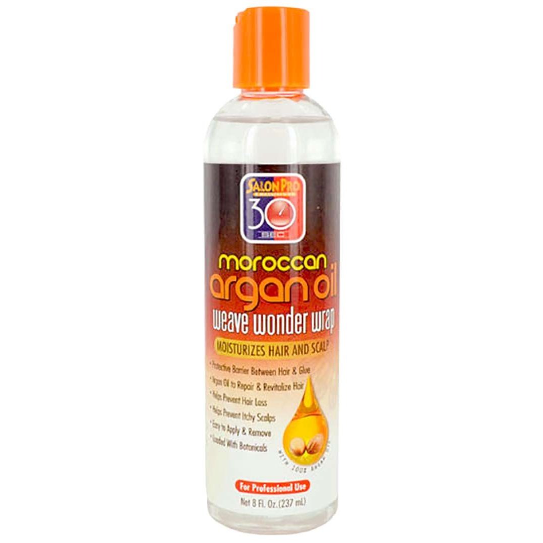 Salon Pro Weave Wond Wrap Argan Oil-Clear 8 Oz