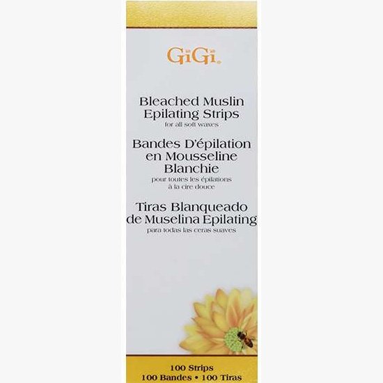 Gigi Bleached Muslin Epilating Strips Small