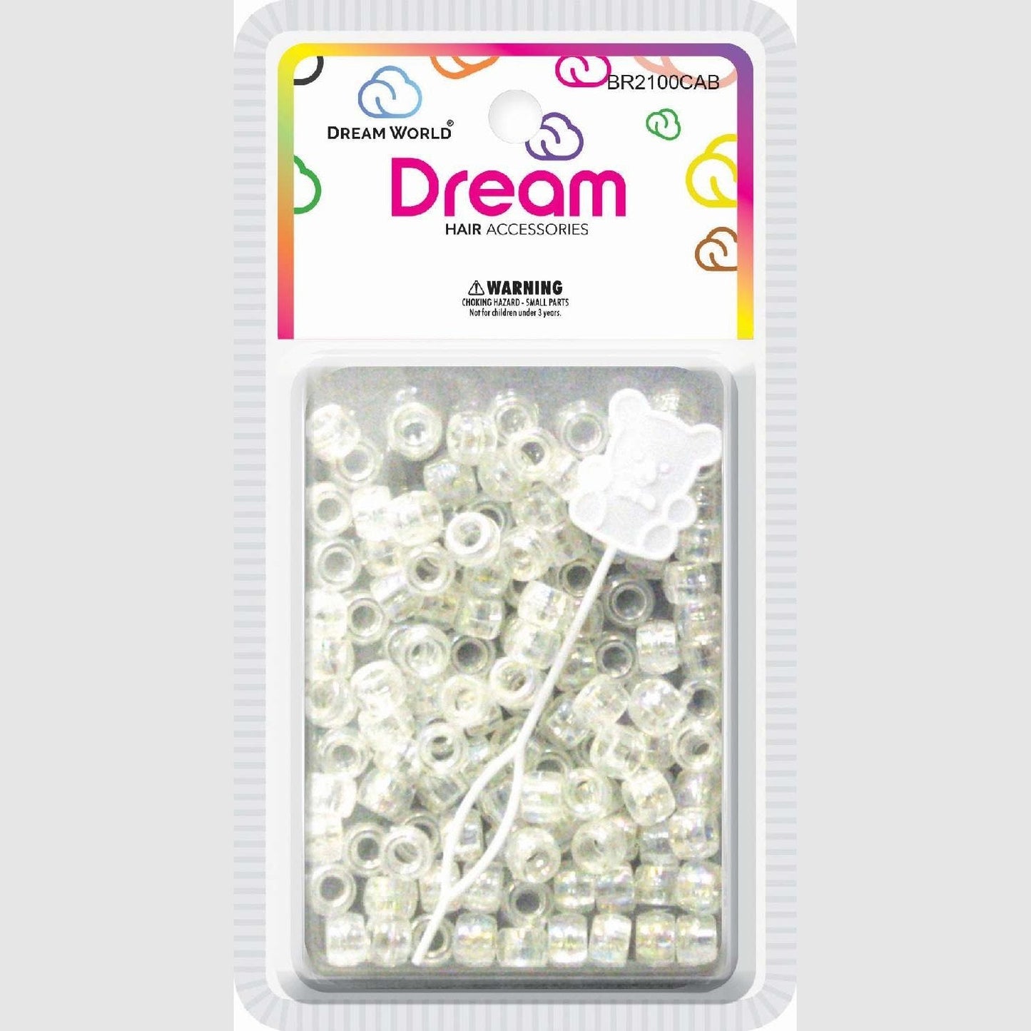 Chloe Bead Round 200 Clear Aurora Boreals