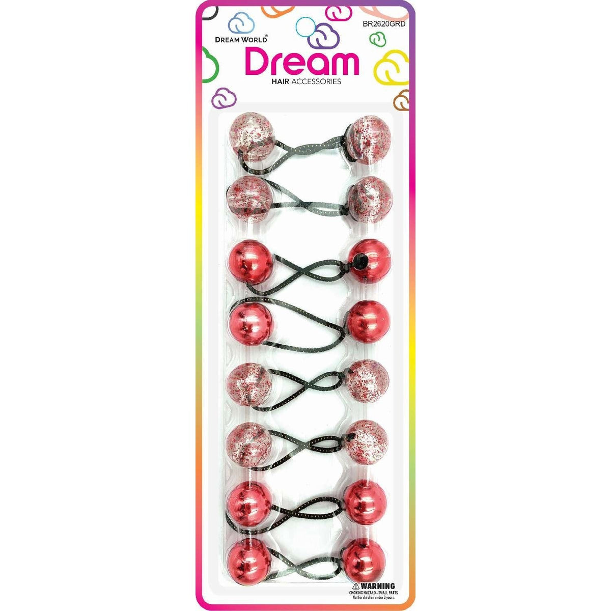 Chloe Ponytail 2620 Greenred Red Assorted 8Pieces