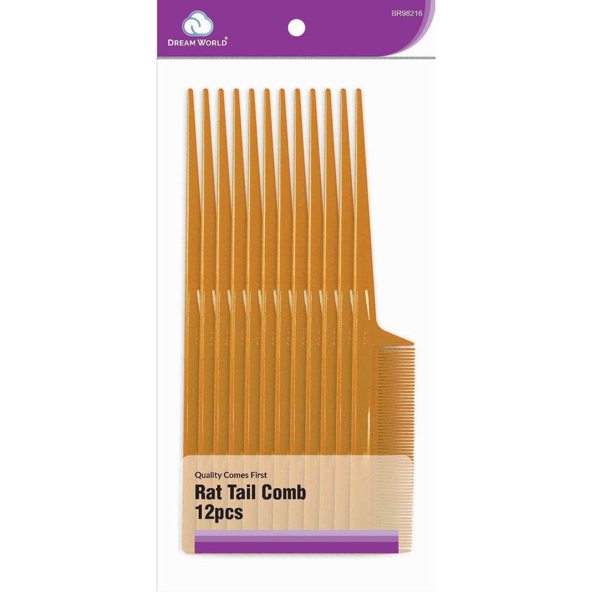 Brittny Bulk Rat Tail Comb Bone