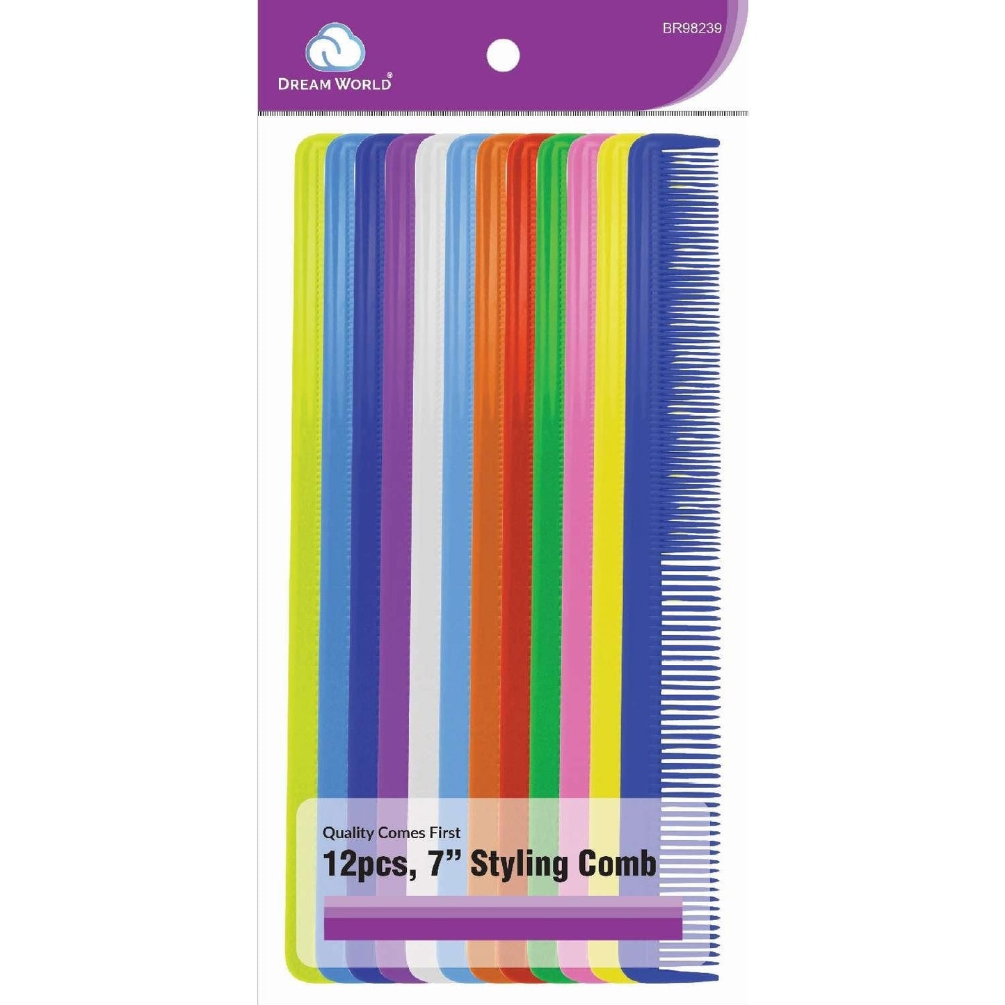 Brittny Bulk Styling 7 Comb Assorted