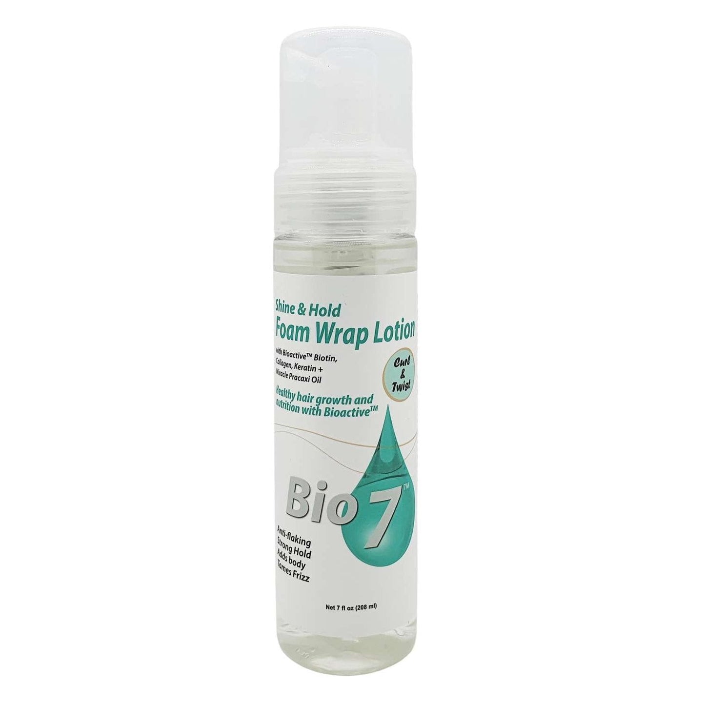 By Natures Bio7 Shine Hold Foam Wrap Lotion