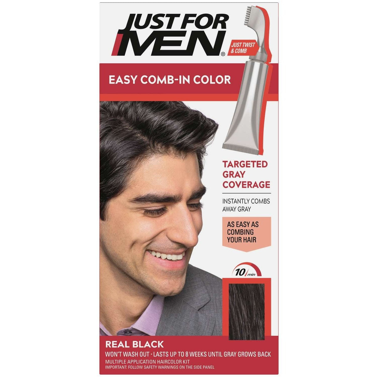 Just For Men Autostop Hair Color Real Black