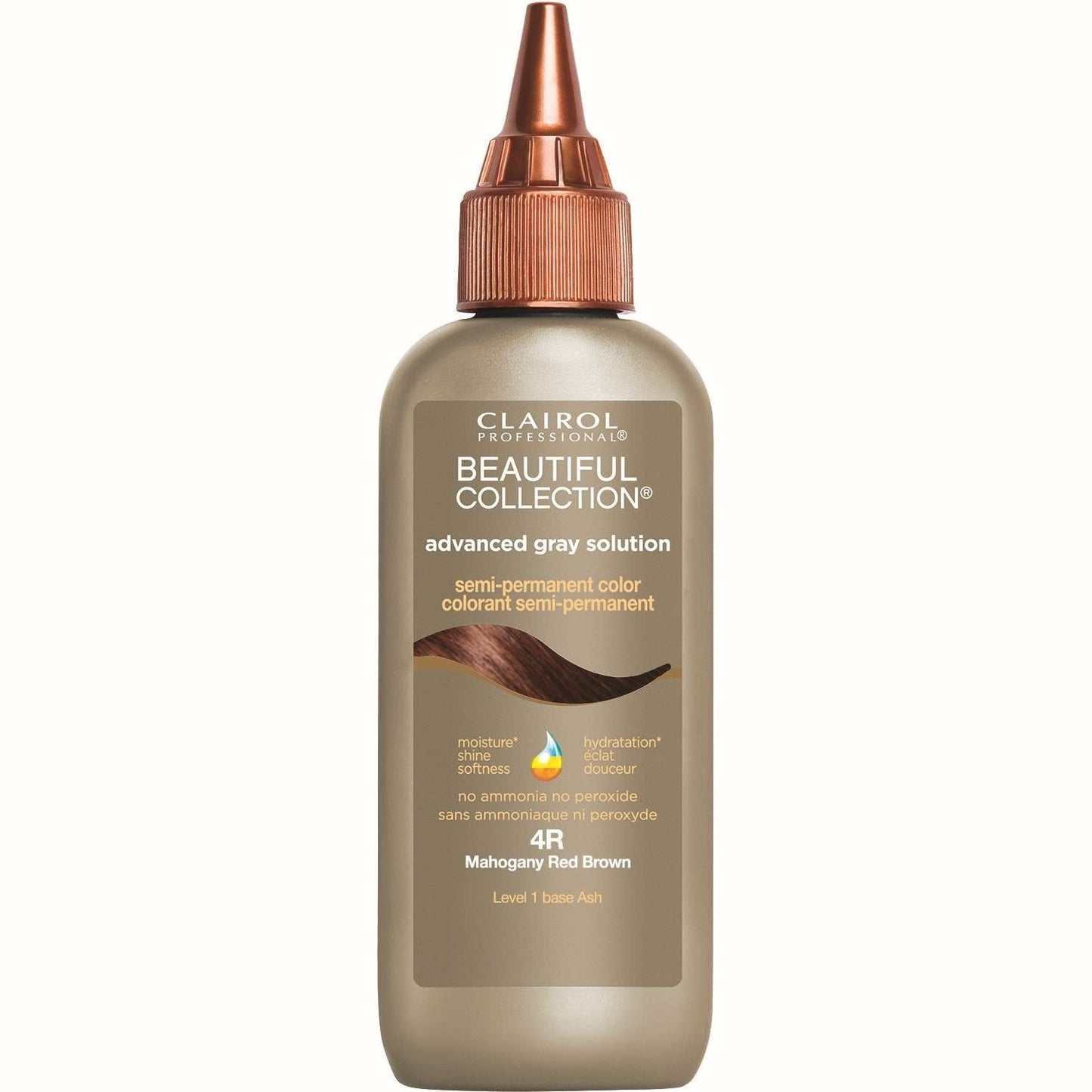 Beautiful Collection Advanced Gray Solution 4R Mahogany Red Brown