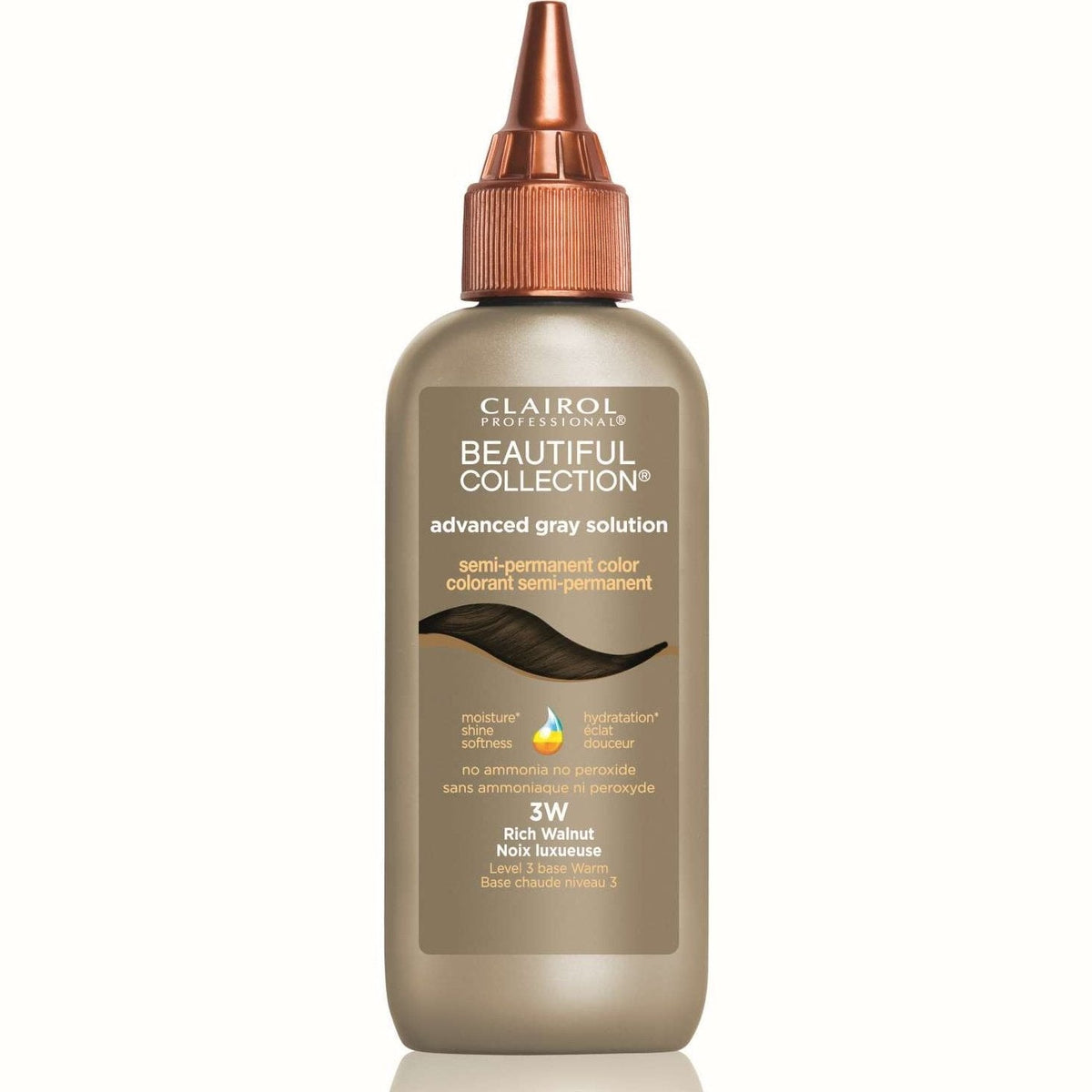 Beautiful Collection Advanced Gray Solution 3W Rich Walnut