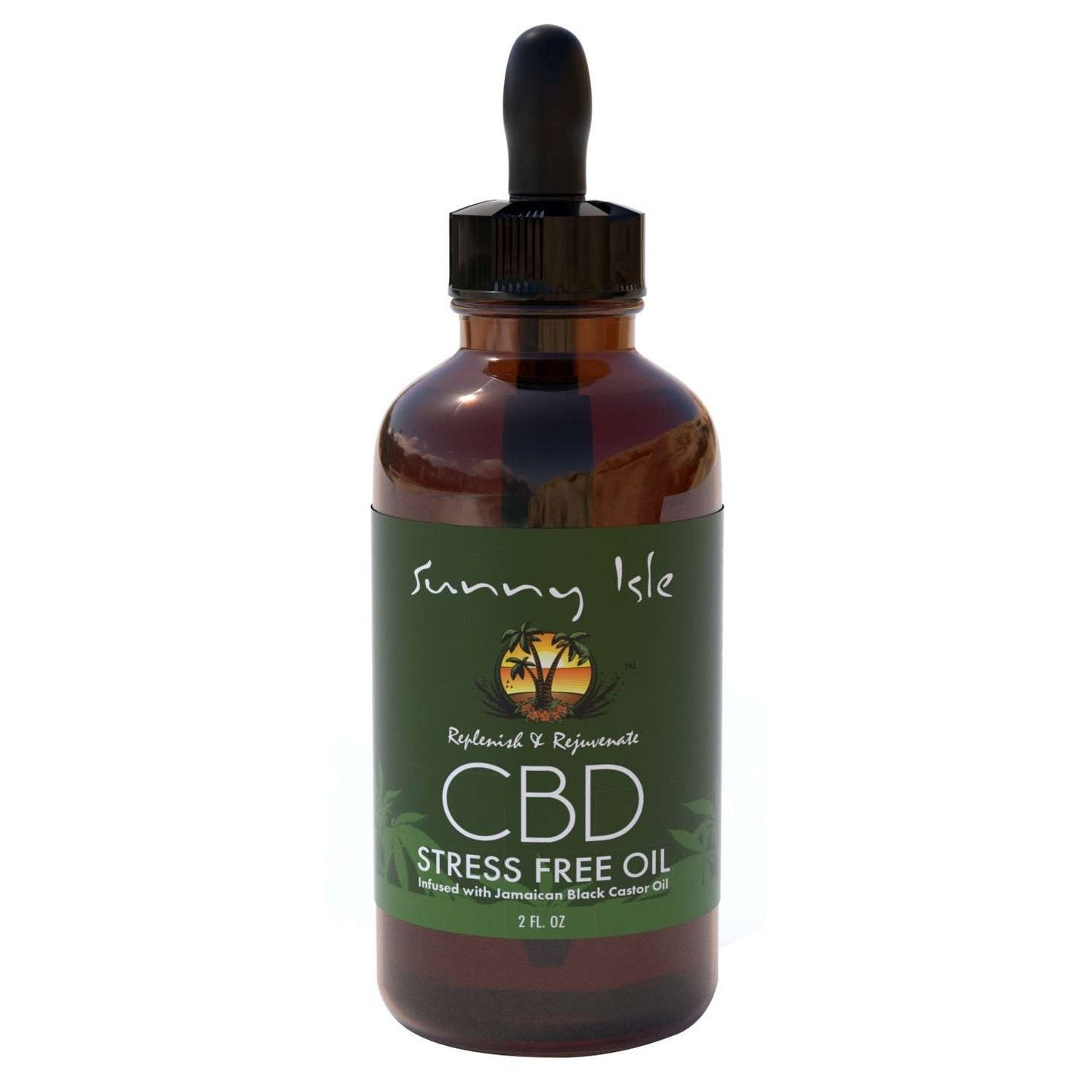 Sunny Isle Jamaican Black Castor Oil Cbd Stress Free Oil