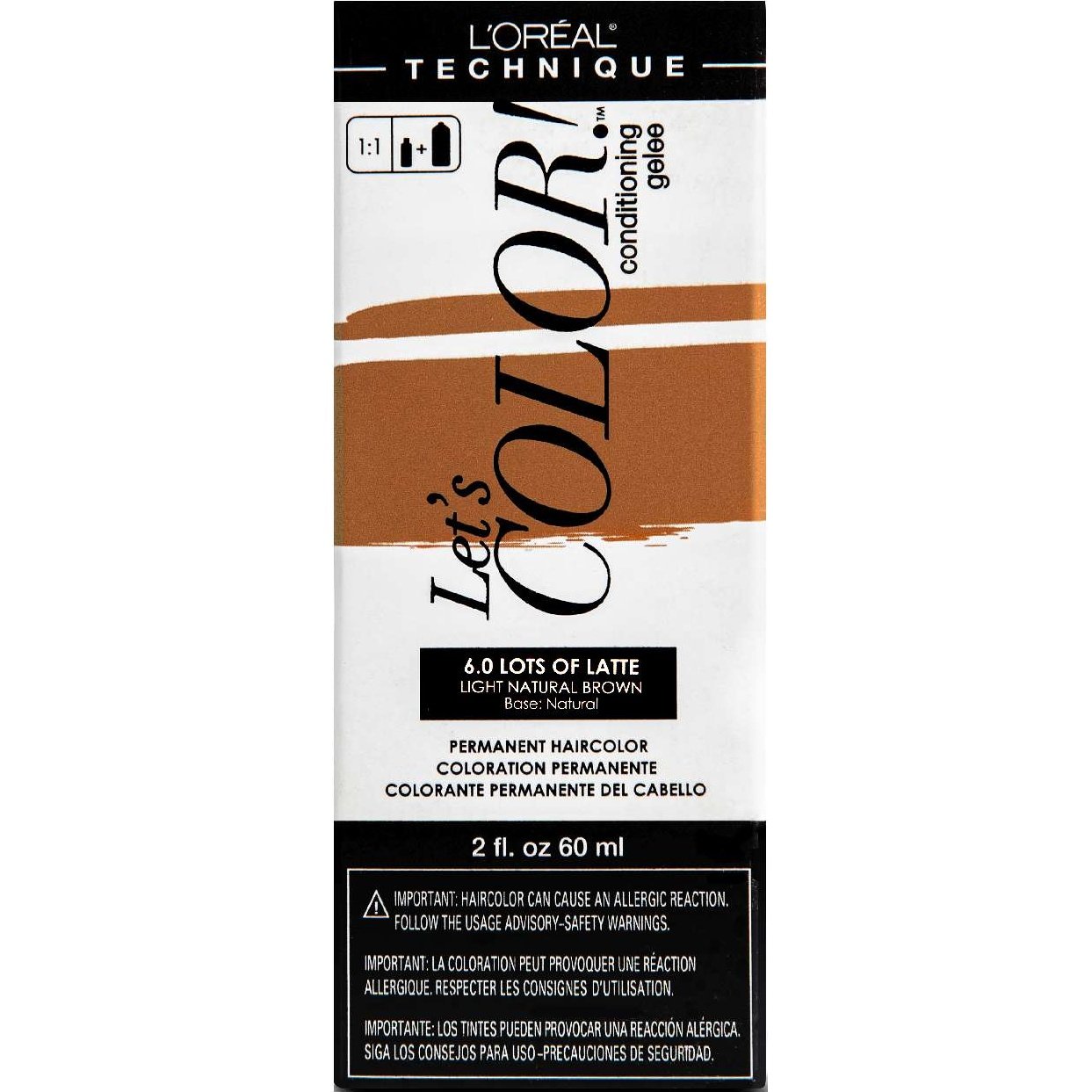 Loreal Lets Color 6.0 Lots Of Latte