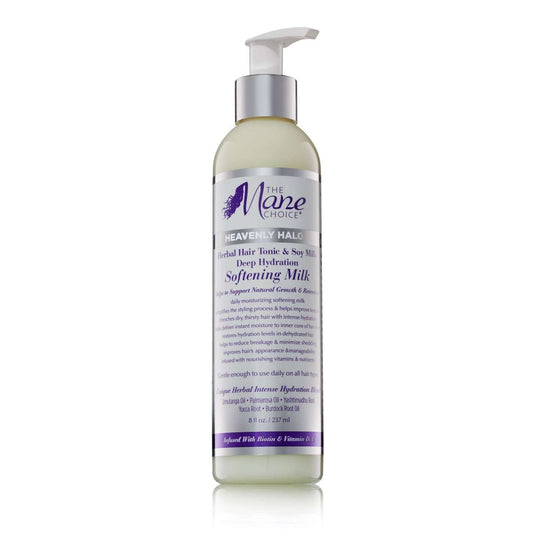 The Mane Choice Heavenly Halo Herbal Hair Tonic  Soy Milk Deep Hydration Softening Milk