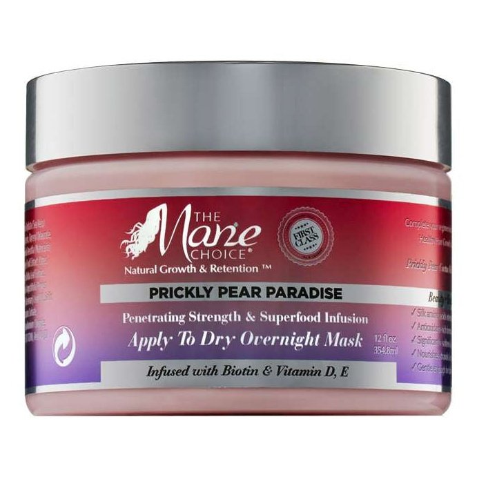 The Mane Choice Prickly Pear Paradise Penetrating Strength Superfood Infusion Apply To Dry Overnight Mask