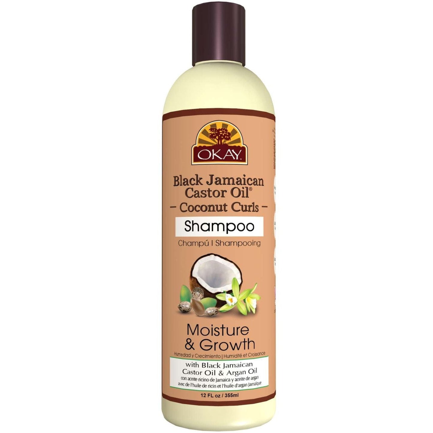 Okay Black Jamaican Castor Oil Coconut Shampoo