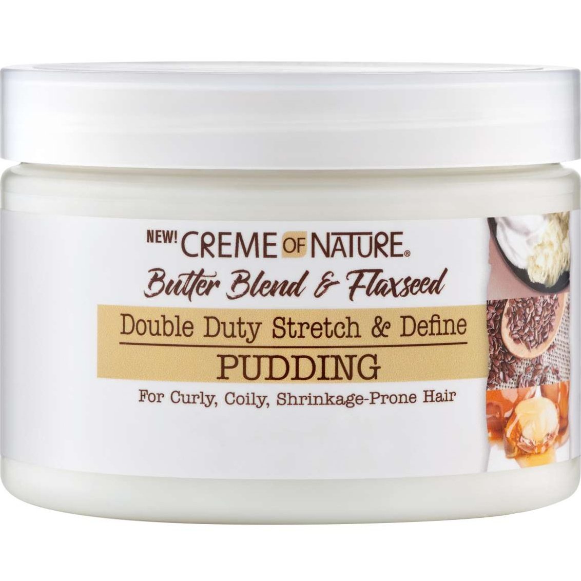 Creme Of Nature Butter Blend Flaxseed Stretch Define Pudding