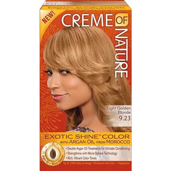Creme Of Nature Exotic Gel Hair Color 09.23 Light Golden Blonde Creme Of Nature Exotic Gel Hair Color 09.23 Light Golden Blonde