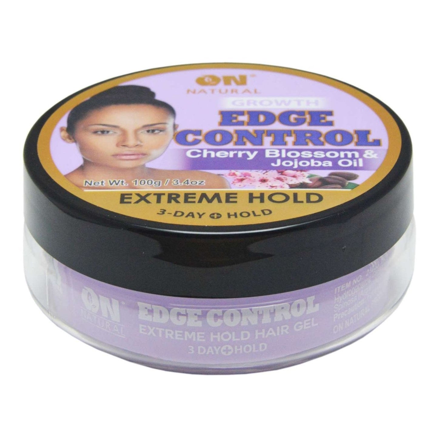 On Natural Edge Control Extreme Hold Hair Gel Cherry Blossom Jojoba