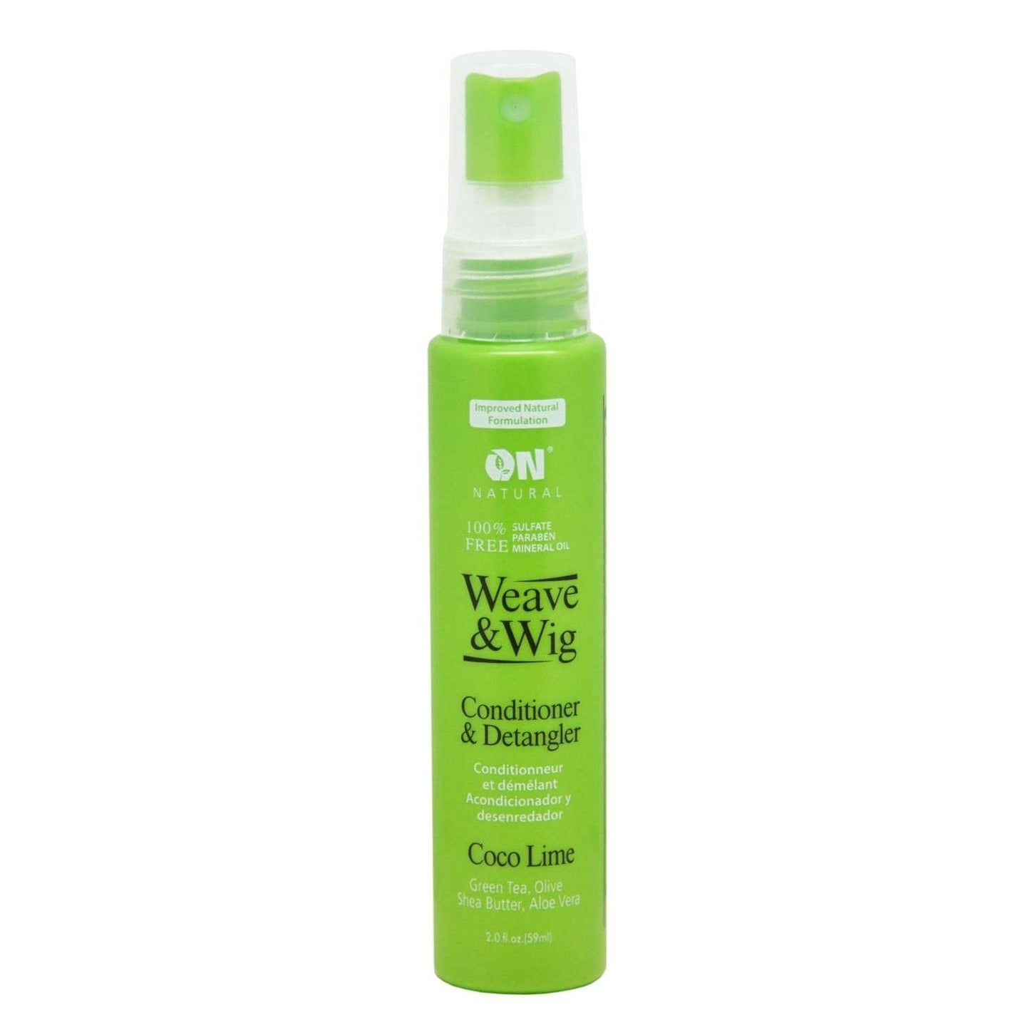On Natural Weave Wig Coco-Lime Conditioner Detangler