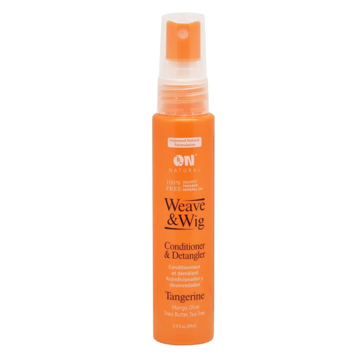 On Natural Weave Wig Tangerine Conditioner Detangler