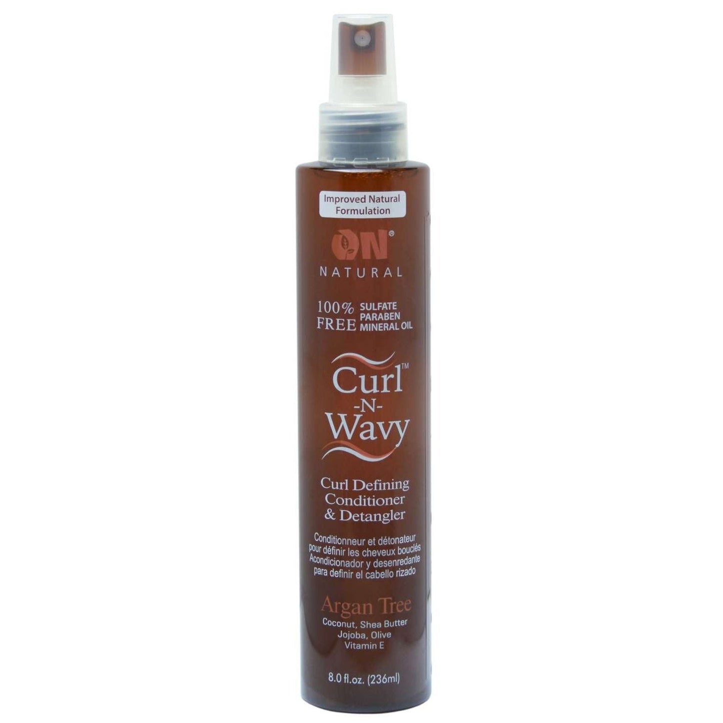 On Natural Curl-N-Wavy Argan Tree Detangler