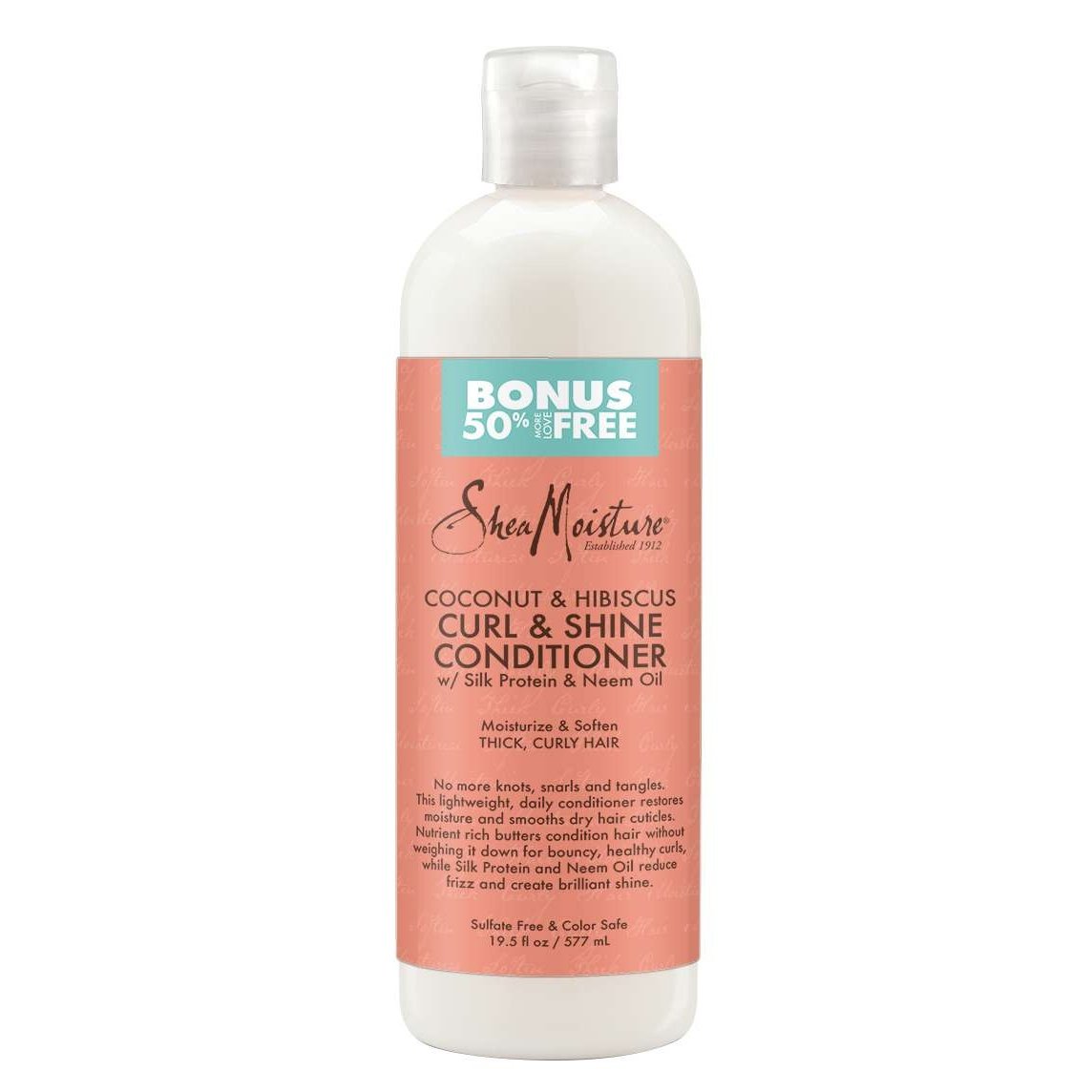 Shea Moisture Coconut Hibiscus Curl Shine Conditioner