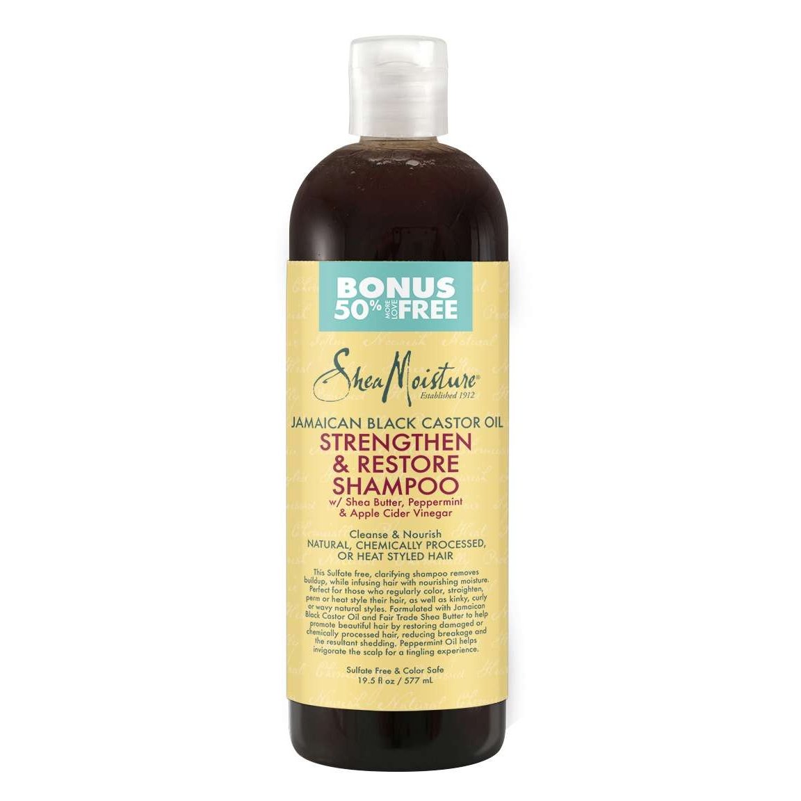 Shea Moisture Jamaican Black Castor Oil Strengthen Restore Shampoo