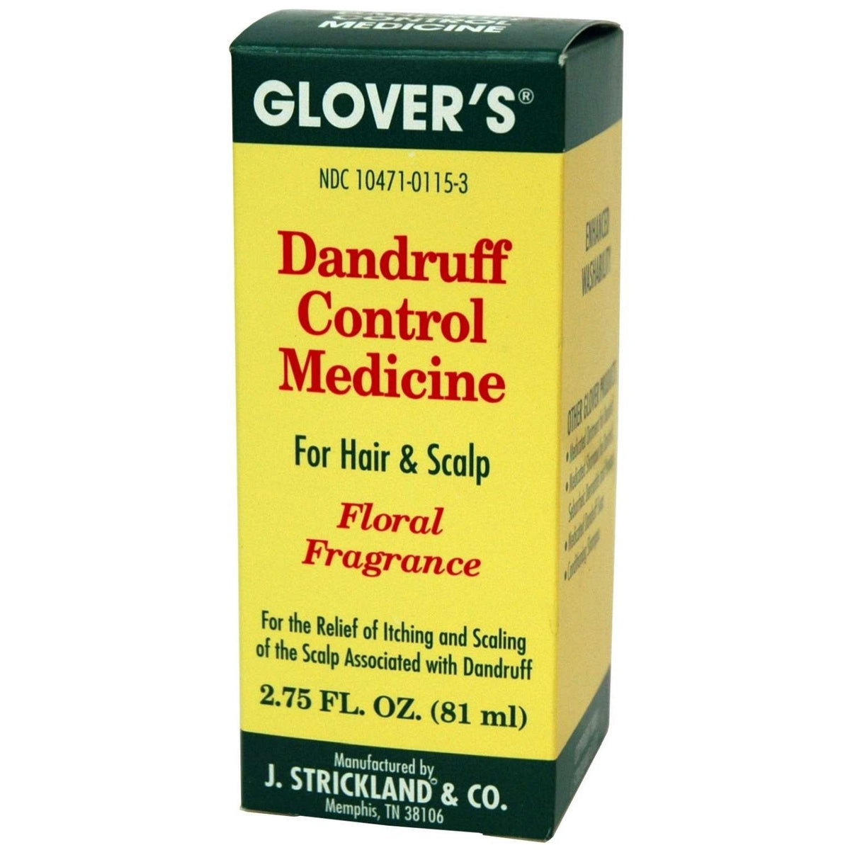 Glovers Dandruff Control Medicine Floral Fragrance